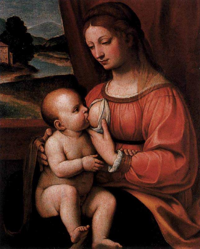 Bernadino Luini Nursing Madonna